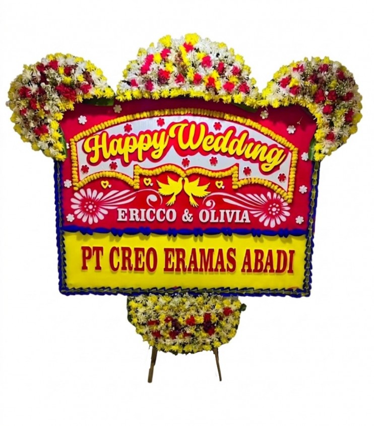 Karangan Bunga Wedding