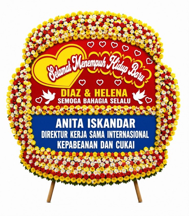 Karangan Bunga Wedding